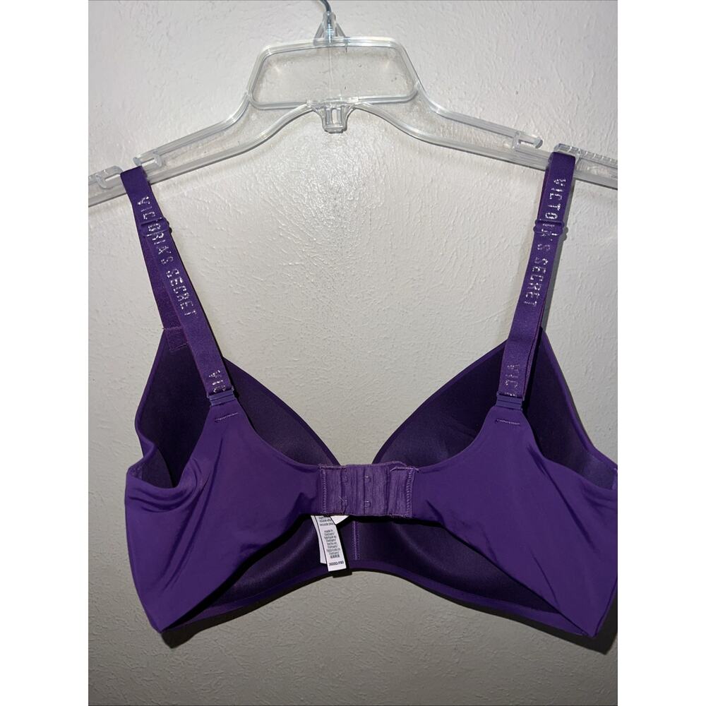 Victoria’s Secret Lightly Lined Adjustable Strap Wireless Purple 36DDD - Picture 8 of 13